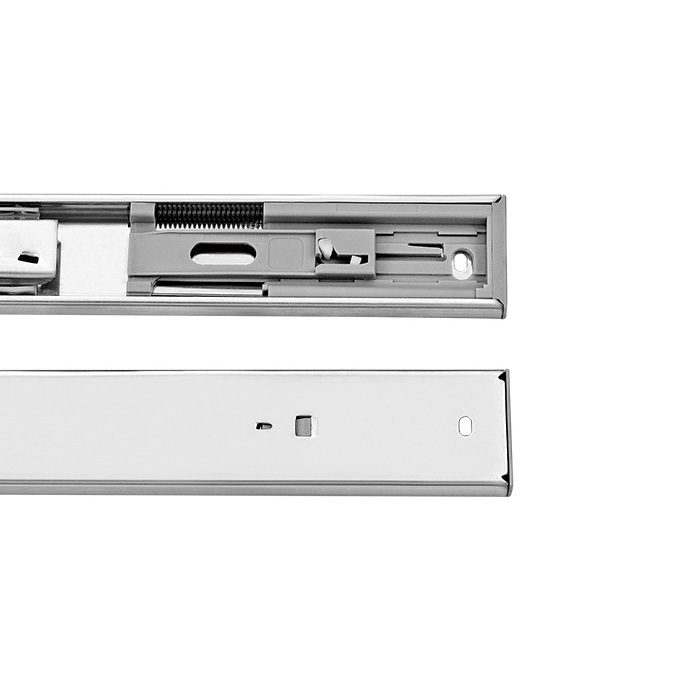 Heavy Duty Buffer Concealed Hidden Mounting Telescopic Channel Drawer Slide Soft Close Undermount Drawer Slides