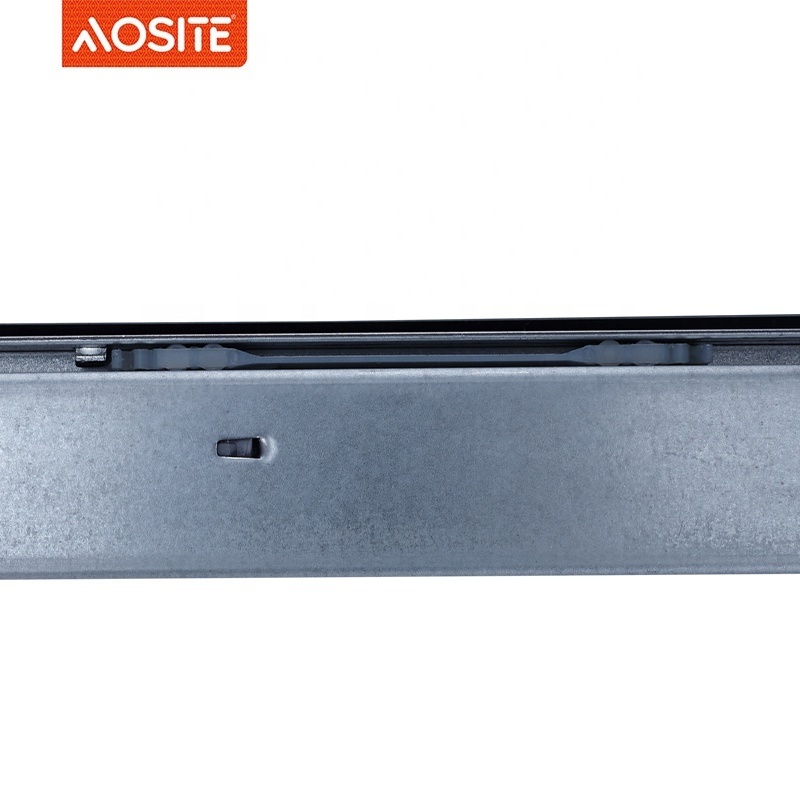 AOSITE Factory 2 fold half extension drawer rails bottom mounting undermount soft close drawer slide