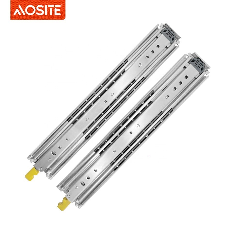 AOSITE industrial sliding rails with super loading heavy duty ball bearing drawer slide 220 KG