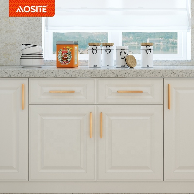 AOSITE Home hardware Kitchen Cabinet Drawer Wardrobe Aluminium Profile Pull Edge handles