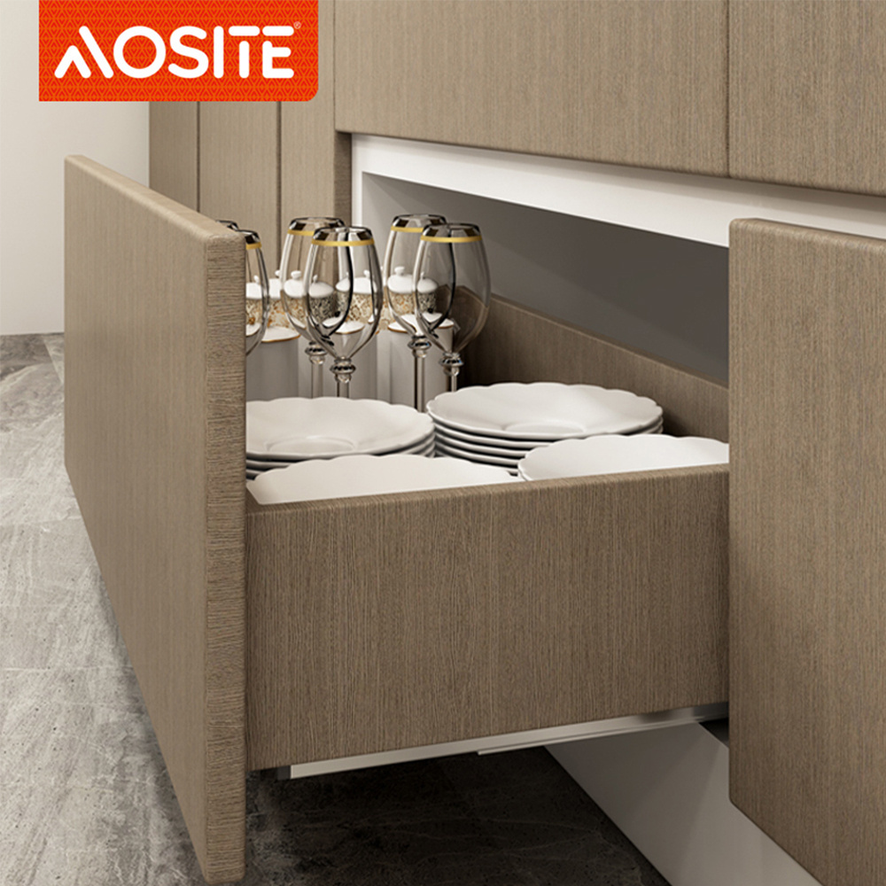 UP07 AOSITE hot sale high quality Kitchen Cabinet Drawer Slide Kitchen Channel Soft Close Slim Drawer undermount