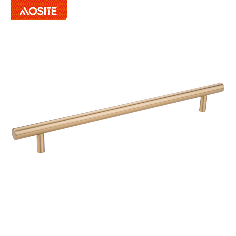 H5955 Modern Solid Brass Bedroom Kitchen Furniture T Bar Cabinet Drawer Pull Handle