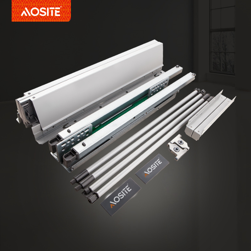 UP01 ADJUSTABLE TOOL BOX SOFT CLOSE DOUBLE WALL DRAWER SLIDE