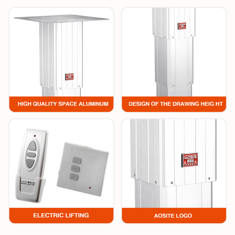 Tatami Column Bed remote control electric lift table gas lift pneumatic lift