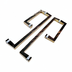 A0479 Austin oem reasonable price vertical specifications low price front shiny PVD gold door handle