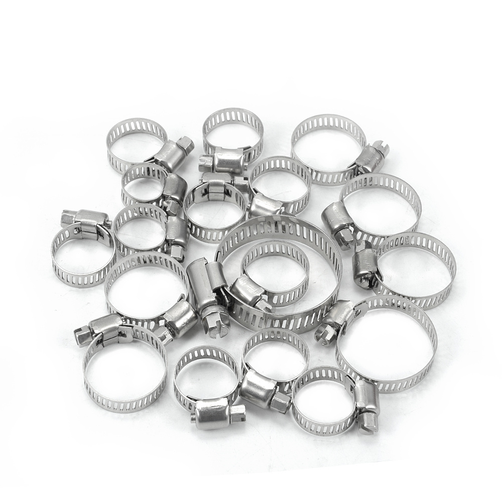 Customized 80-100mm Stainless Steel Universal Worm Drive Clamp With Thumb Screw for Fixing Hoses and Pipes Pipe Clamps