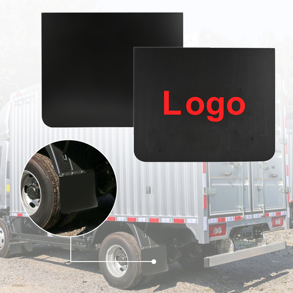 Customized Logo Splash Guard Fender Mudflaps Rubber PVC Mud Flaps for Universal Heavy Duty Truck Trailer Parts