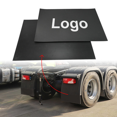 Custom Different Size Anti- Spray Mud Guard PVC PP Plastic Rubber Front Rear Mud Flap for Semi Truck Trailer Tractor