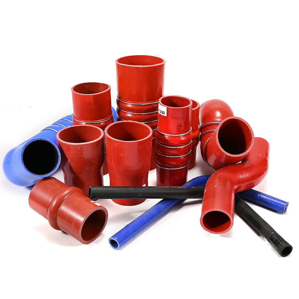 Custom Heat Resistant Radiator Coolant intercooler Hose Braided Hose Truck Flexible Reinforced Elbow Silicone Rubber Hose Kit