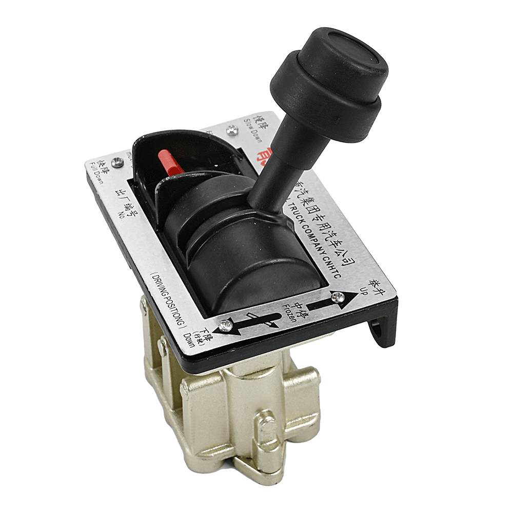 6 Hole Truck Brake Hand Tipper Control Valve MZKQF34-6 Dump Truck Air Suspension Proportional Tipping Valve with Pto Switch