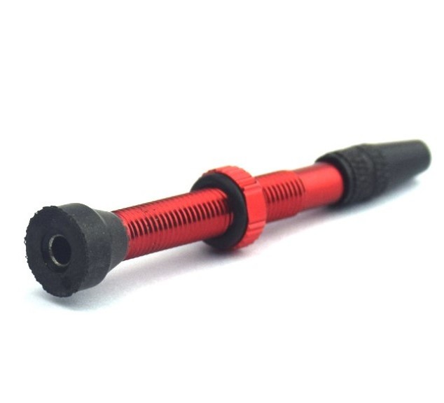 100mm Bicycle Tubeless Valve Stem Aluminium Alloy Presta Valve Kit with Value Core Remover Tool and Valve Stem Caps