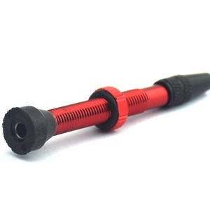 100mm Bicycle Tubeless Valve Stem Aluminium Alloy Presta Valve Kit with Value Core Remover Tool and Valve Stem Caps