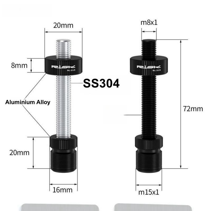 Bike Bicycle Square & Spline Axis BB Bottom Bracket Anti Drop Auxiliary Removal Disassembly Tool Fixing Rod