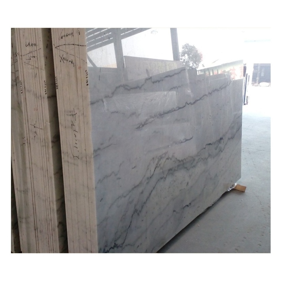 Cheapest Chinese guangxi white marble big natural white marble floor tile