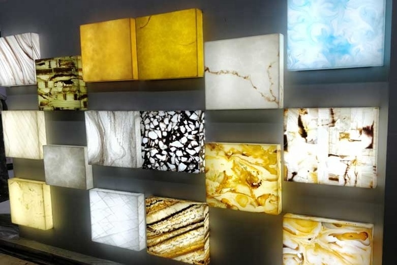 BOTON STONE Alabaster Stone Price Onyx Decoration Artificial Marble Panels Translucent Slab Stone Alabaster Sheet