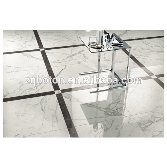 Artificial Stone Modern Calacata White Marble Slab for Flooring Tiles