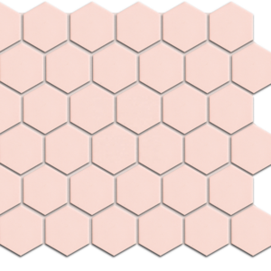 Factory Price kitchen backsplash Pink Ceramic Hexagon Mosaic Tile