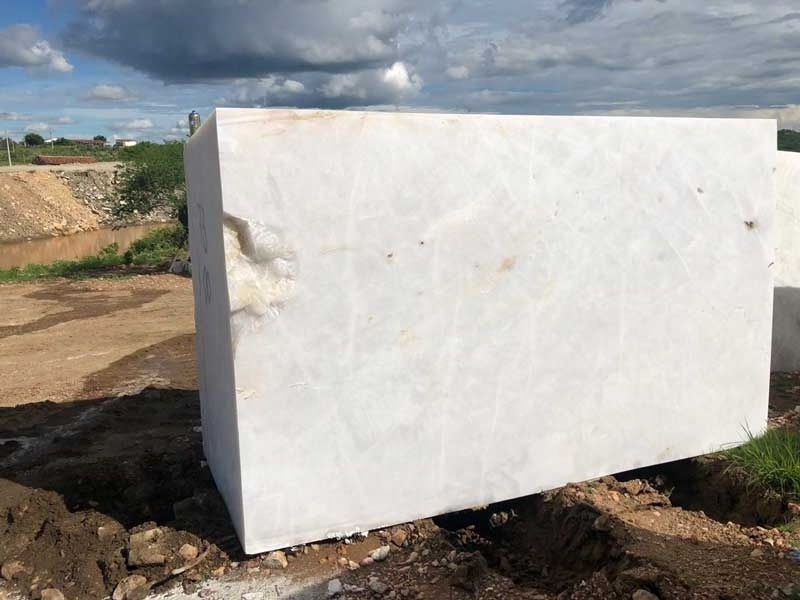 BOTON STONE Natural Stone White Marble Travertine High Quality White Rough Marble Block Price