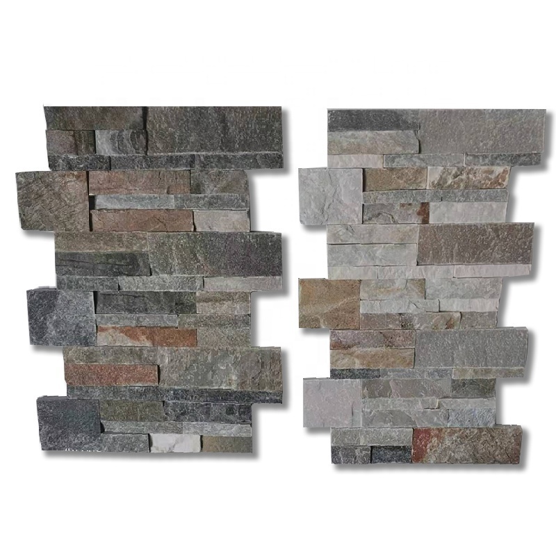 BOTON STONE Customized Building Artificial Slate Exterior Cladding Cultural Decorative Stones Veneer Faux Stone Wall Panels