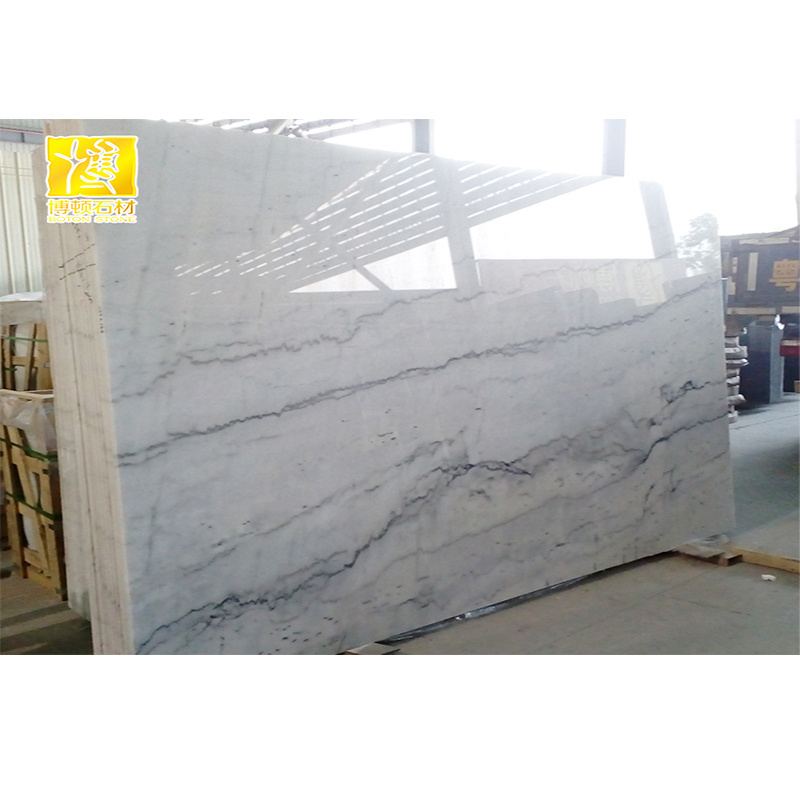 Cheapest Chinese guangxi white marble big natural white marble floor tile