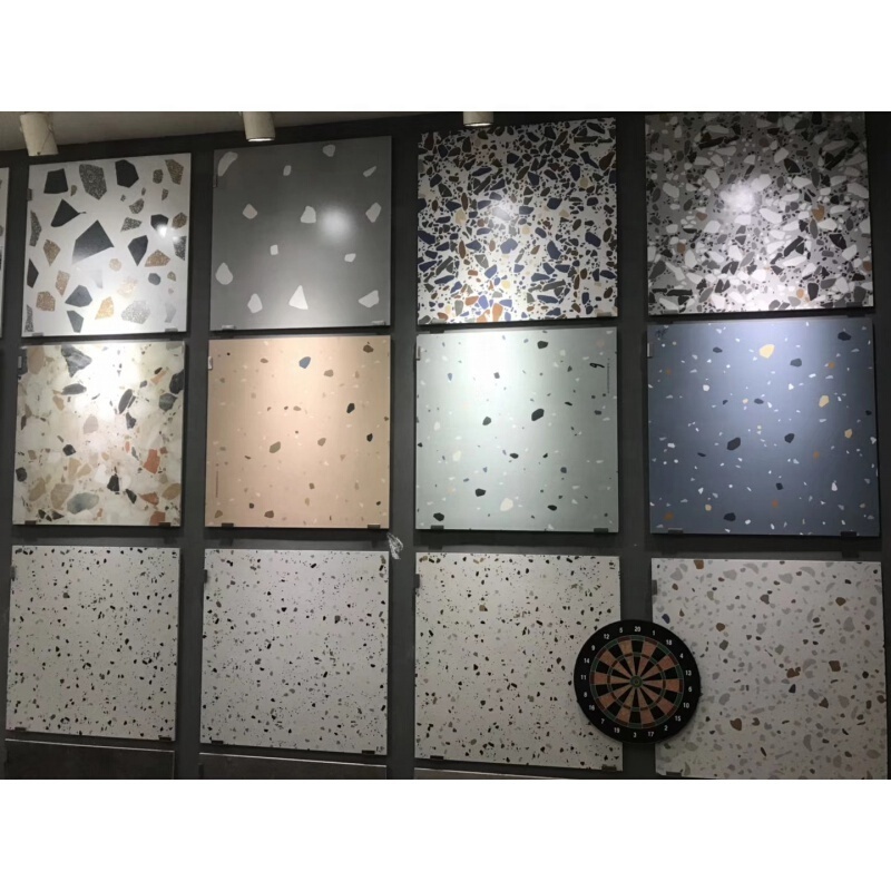 BOTON STONE Factory High Quality Cement Bathroom Floor Sample Precast Terrazzo kitchen Wall Tiles