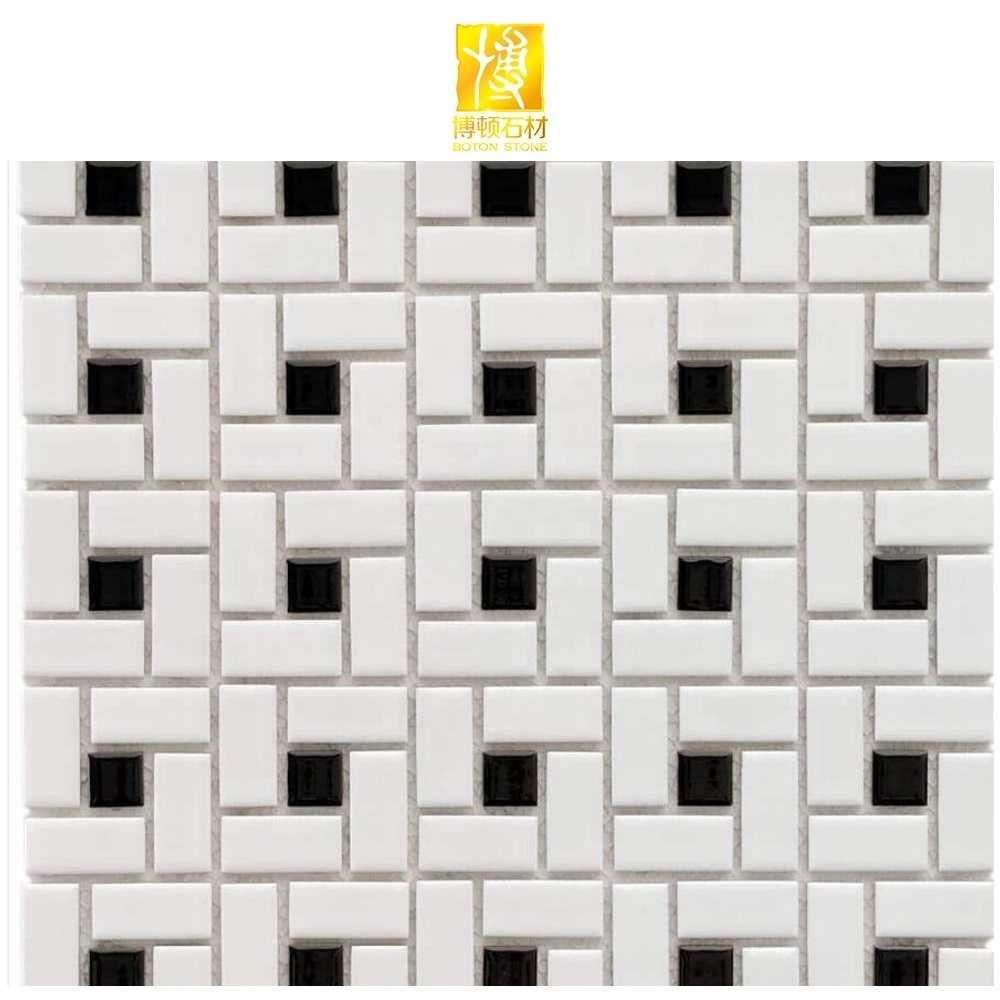 BOTON STONE 7MM Mosaic Iridescent Marble tile Mosaic Bathroom 3d Peel and Stick Wall Tile Backsplash