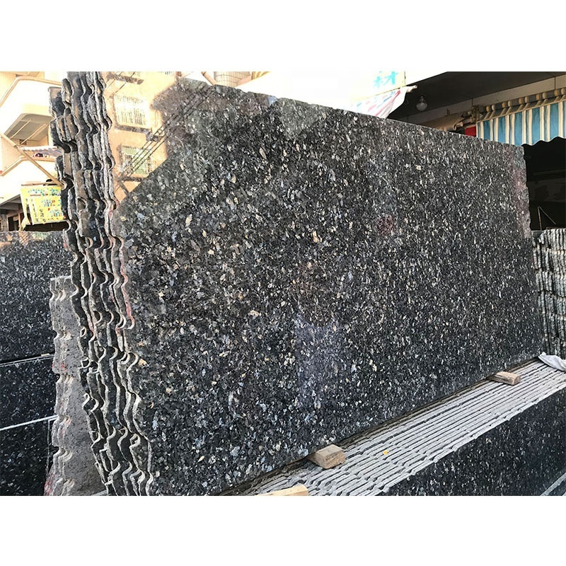 BOTON STONE China Polished Natrual Stone Granite Slabs Kitchen Countertop Brazilian Blue Granite