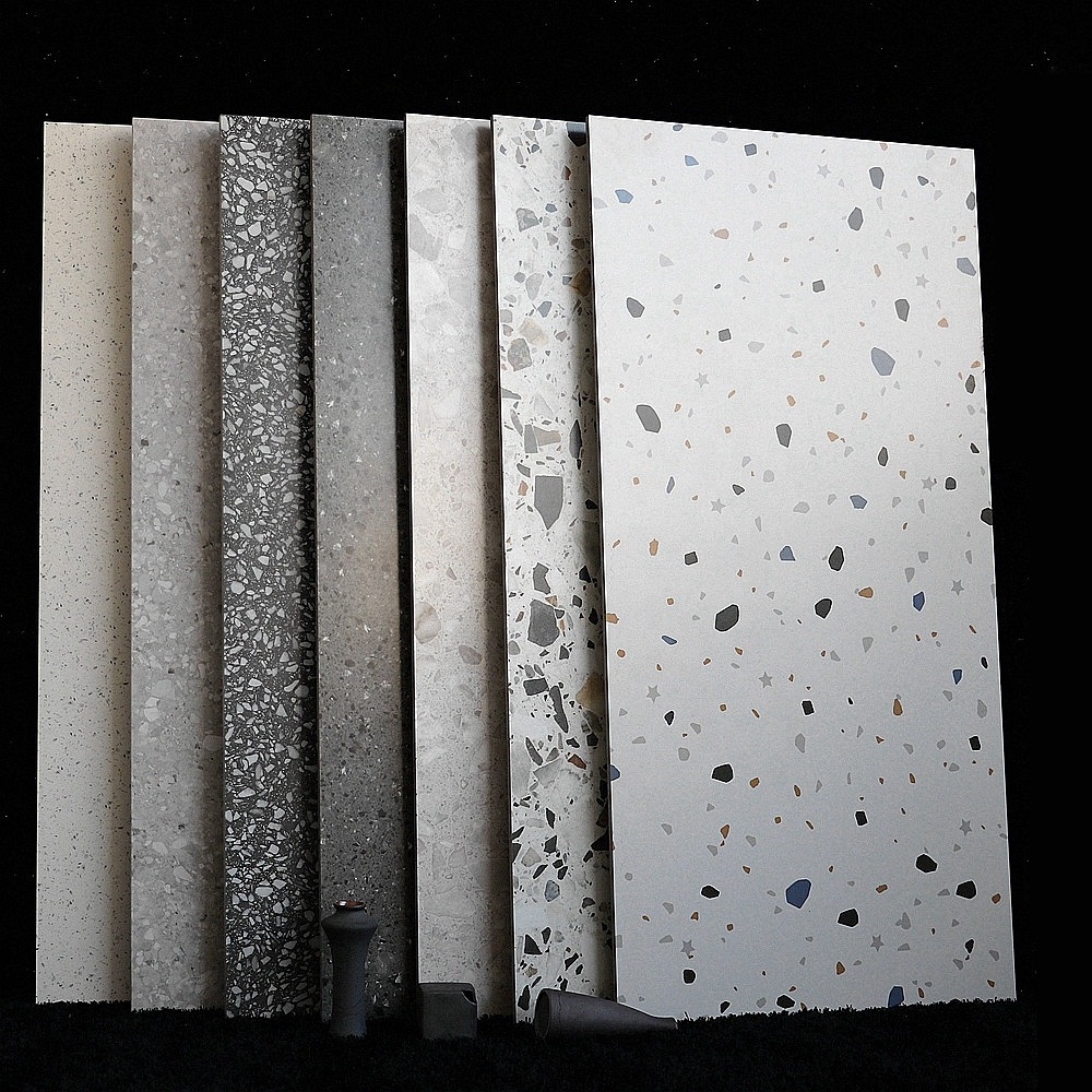 BOTON STONE Factory High Quality Cement Bathroom Floor Sample Precast Terrazzo kitchen Wall Tiles