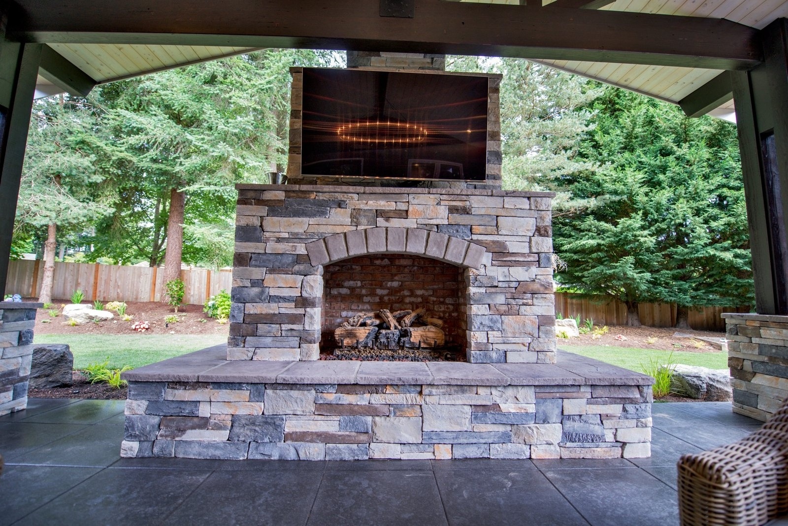 BOTON STONE Culture Stone Slate Cladding Natural Fireplaces Decor 3D Fireplace Mantel Fireplace Outdoor