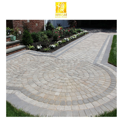 BOTON STONE Chinese Cheap Granite Cobble Stones Outdoor Garden Driveway Granite Paving