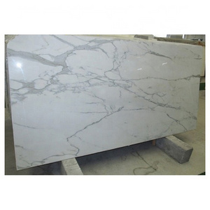 Artificial Stone Modern Calacata White Marble Slab for Flooring Tiles