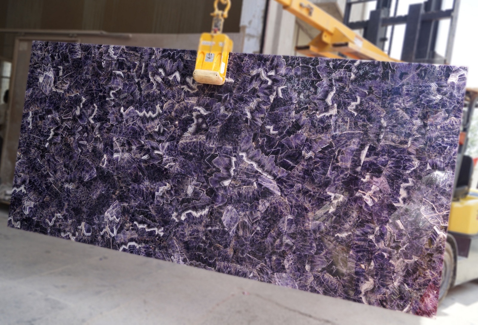 BOTON STONE Amethyst Quartz Stone Slabs Decorative Ceiling Tiles Kitchen Countertop Table Top Amethyst Stone Slabs