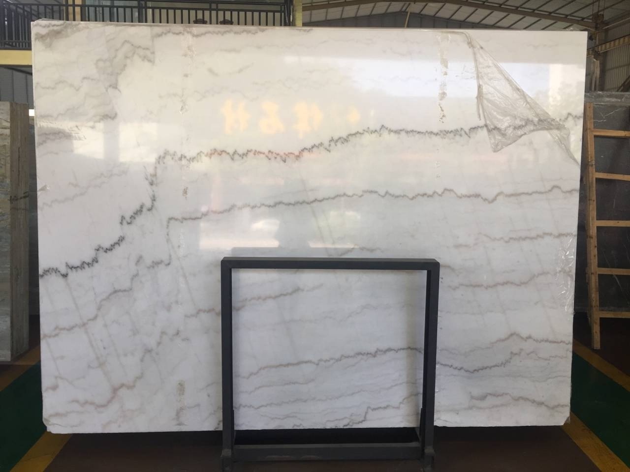 Cheapest Chinese guangxi white marble big natural white marble floor tile