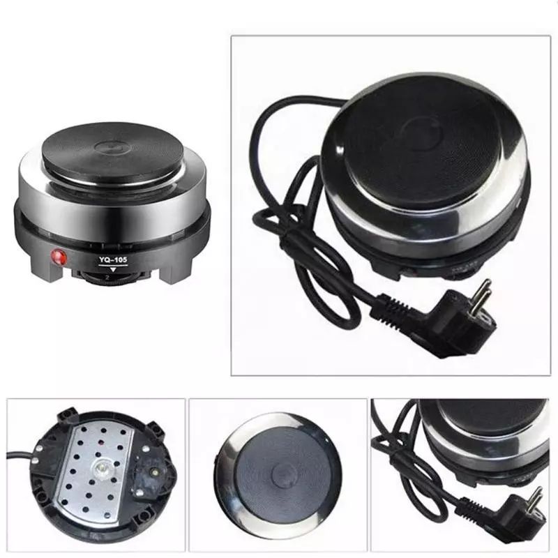 Mini 110V 500W 5.6 Inch Round Hot Plate Portable Countertop Burner For Ceramic Glass Kettle Single Plate Cooktop