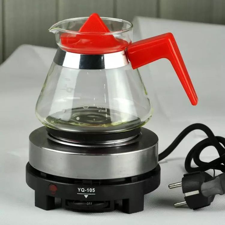 Mini 110V 500W 5.6 Inch Round Hot Plate Portable Countertop Burner For Ceramic Glass Kettle Single Plate Cooktop