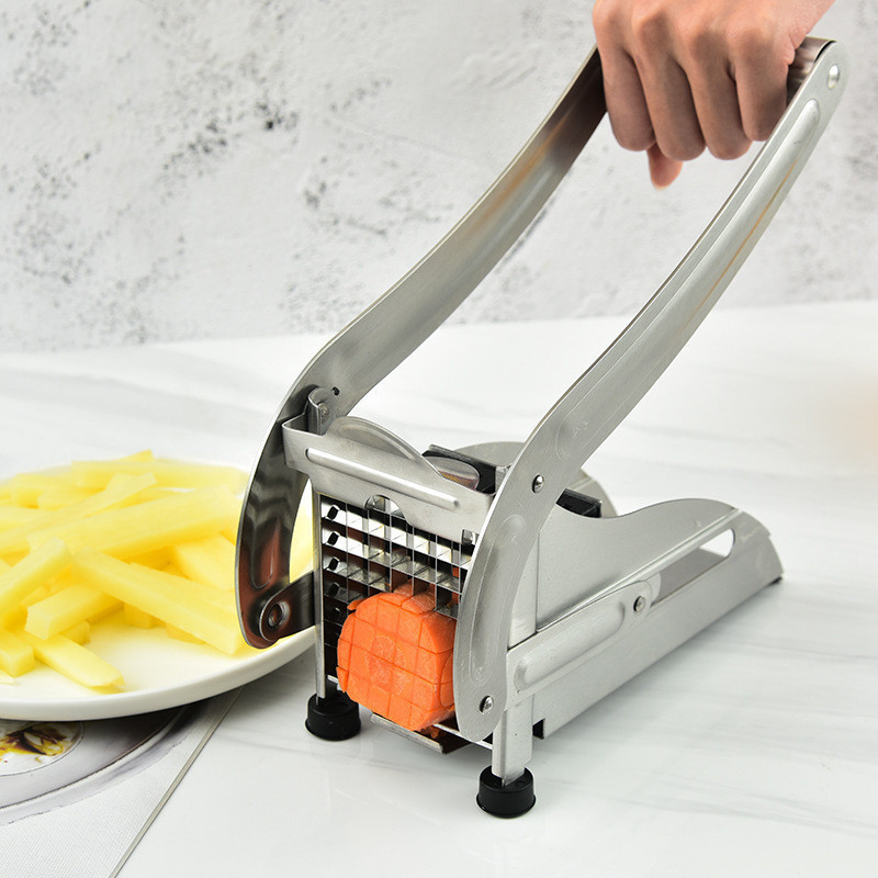 kitchen accessories Multi-function Stainless Steel Manual Cutter Meat Potato Cutter with comfortable handle