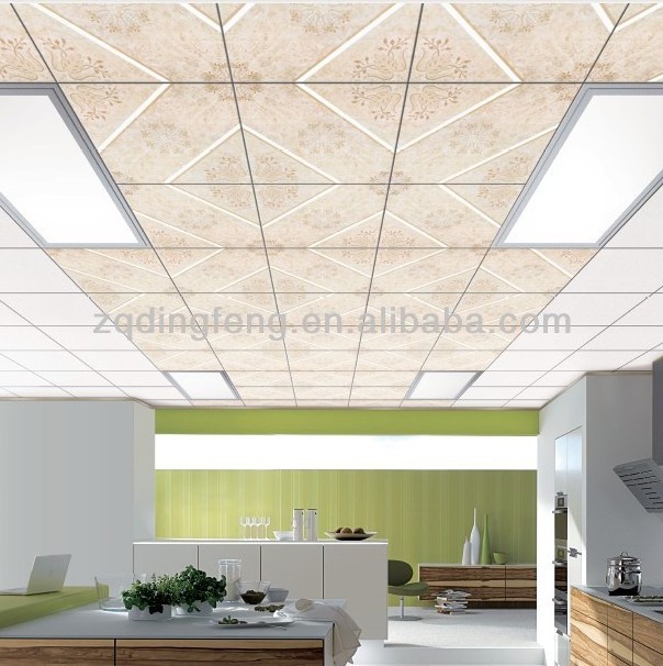 Waterproof decorative aluminum ceiling tile, 30x30, 60x60