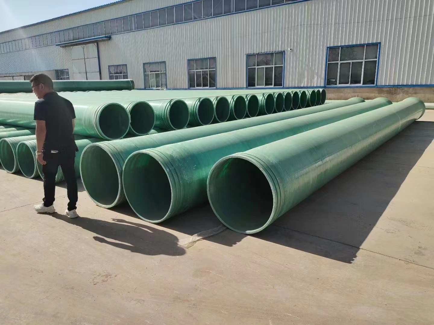 High Pressure Winding Frp Grp Gre Rtr Pipe