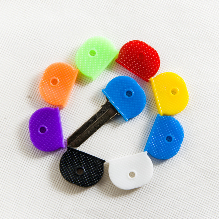 Wholesale soft rubber key cover/silicone identification cover/colorful key cover skeleton cap