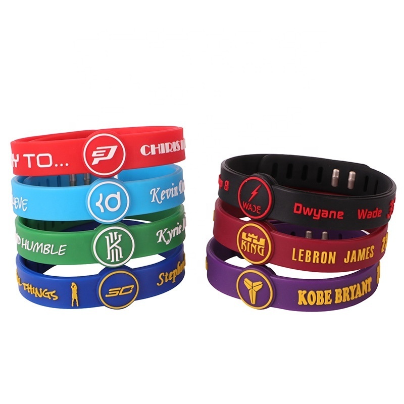 Promotional Personalised Adjustable Silicone Bracelet Wristbands for Events Festival Wristbands