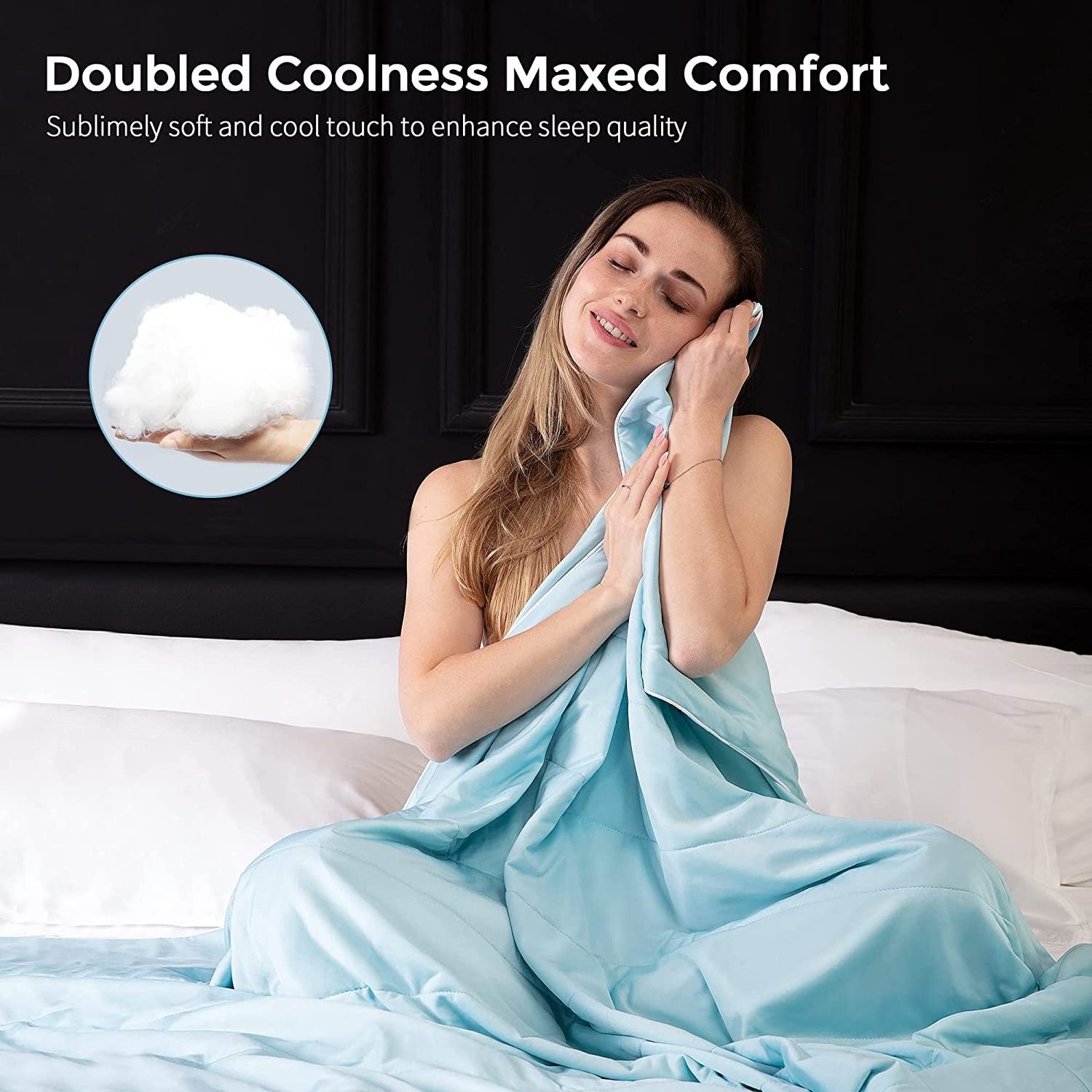 Cooling Blanket for Hot Sleepers Breathable Comforter Double Side Cooling Technology Light Weight Summer Blanket for Bed Couch