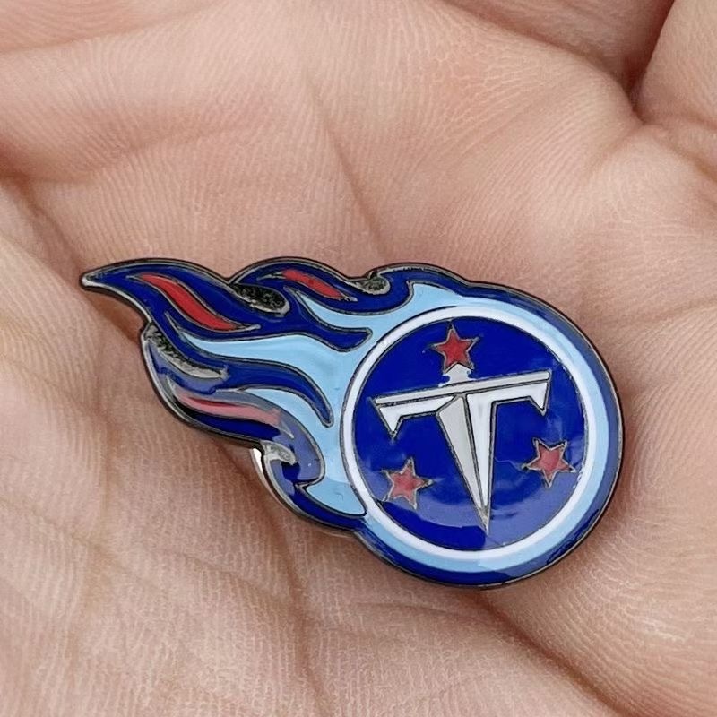 Custom National Football League Sport Enamel Lapel Pins Badge Brooch Hard Enamel NFL Team Enamel Lapel Pins