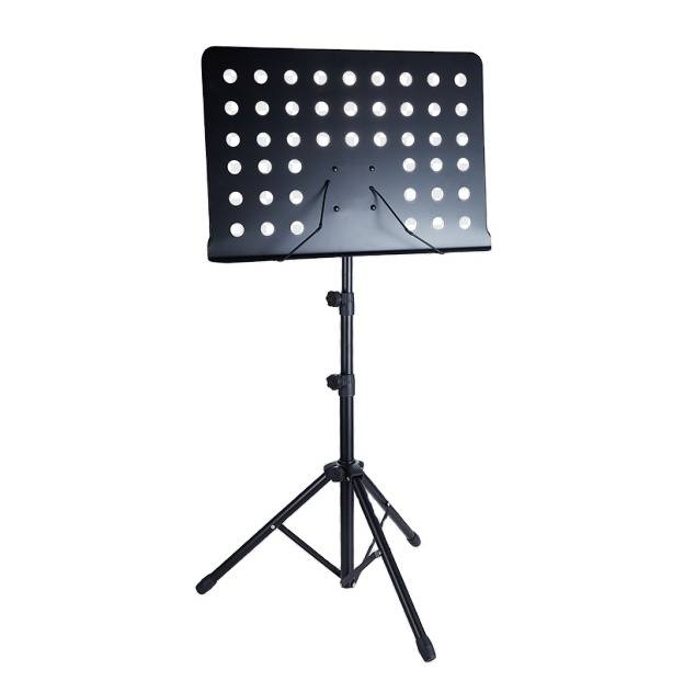 Adjustable music stand with customization for conductors-music instrument stand