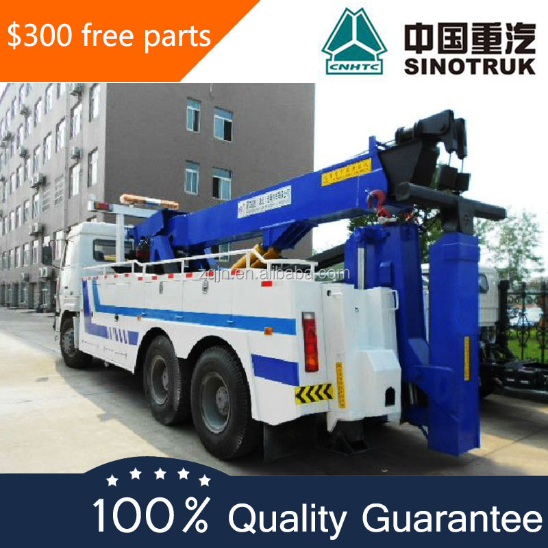 50T Wrecker howo 8x4 heavy duty rotator tow truck