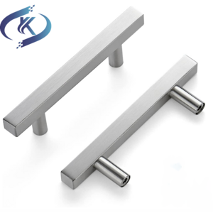 KeYa hardware handles silver popular style T bar pulls  stainless steel hollow furniture cabinet handles