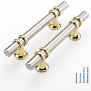 Furniture Hardware Accessories  Brushed Nickel Cabinet pulls Zinc Alloy  Kitchen Cabinet Handles