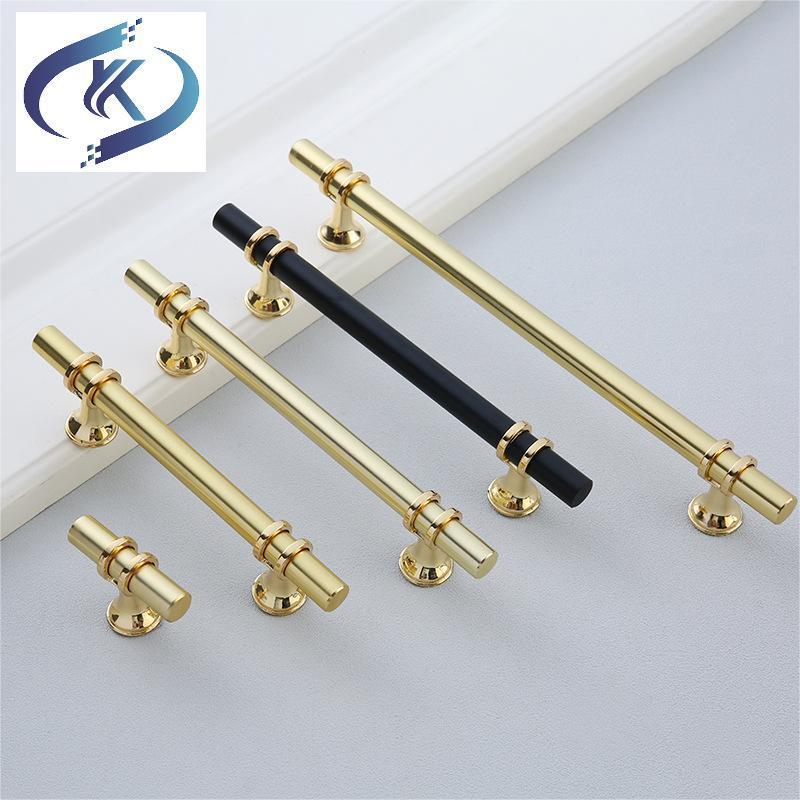 KeYa Kitchen Hardware Brushed Brass Cabinet Pulls Kitchen Cabinet Handles