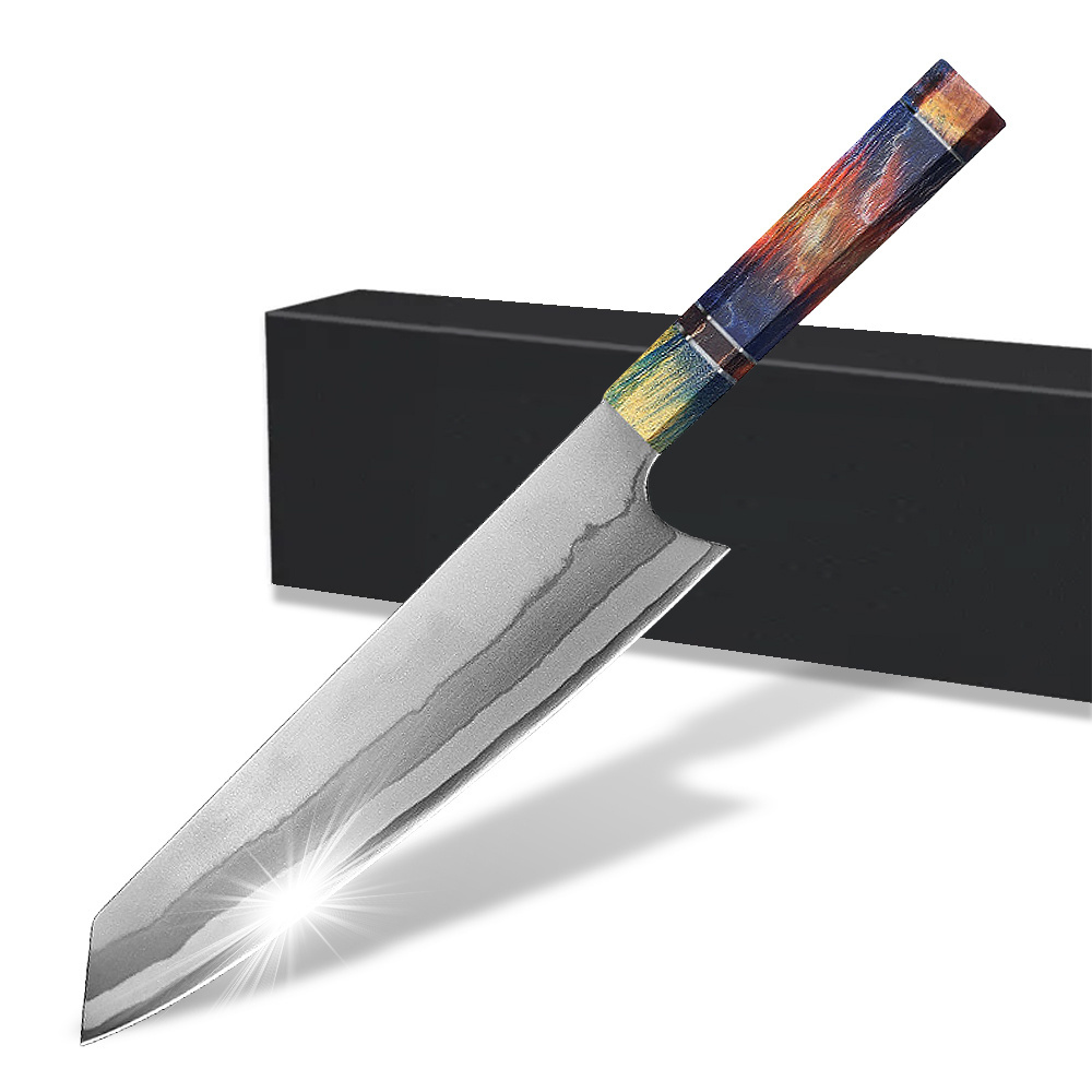 8 Inch High Carbon Stainless Steel 440C Japanese Kirisuke Knife Steel Kitchen Chef Cooking Knives