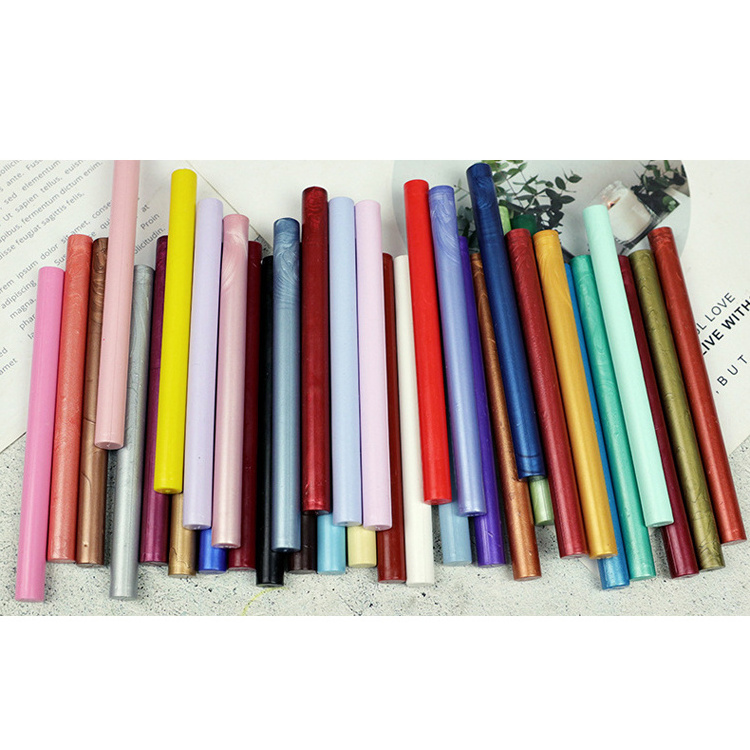 80 Color 1cm Paraffin Wax Seal Sticks for Glue Gun Sealing Wax Stick Candle Wax Seal Stamp Envelope Letter