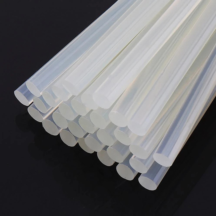 Silicone Bar Hot Glue Adhesive Stick Transparent Glue Stick Transparent Hot Melt Glue Sticks for Crafts